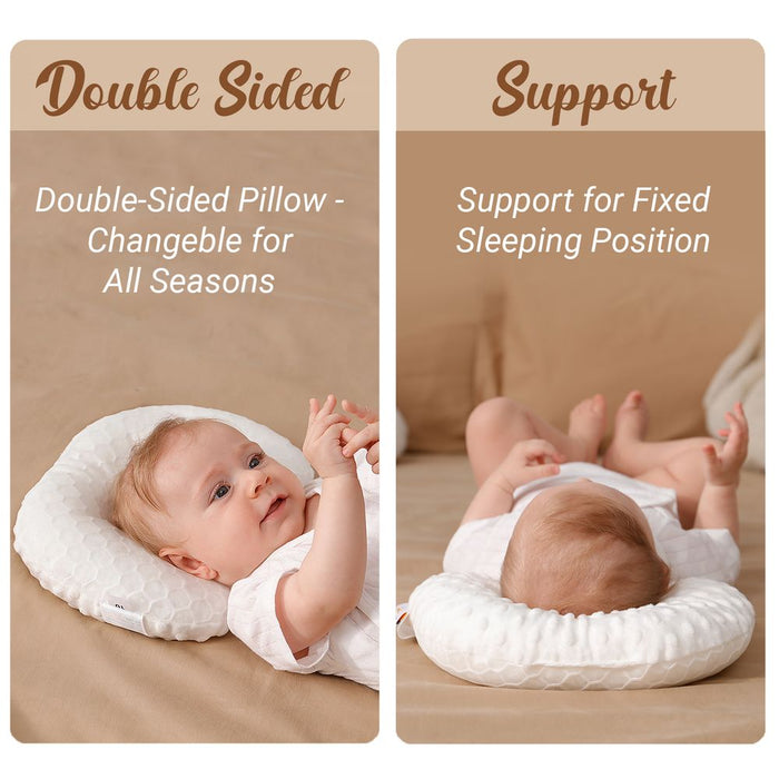 Sunveno Infant Head Shaper Pillow (White)
