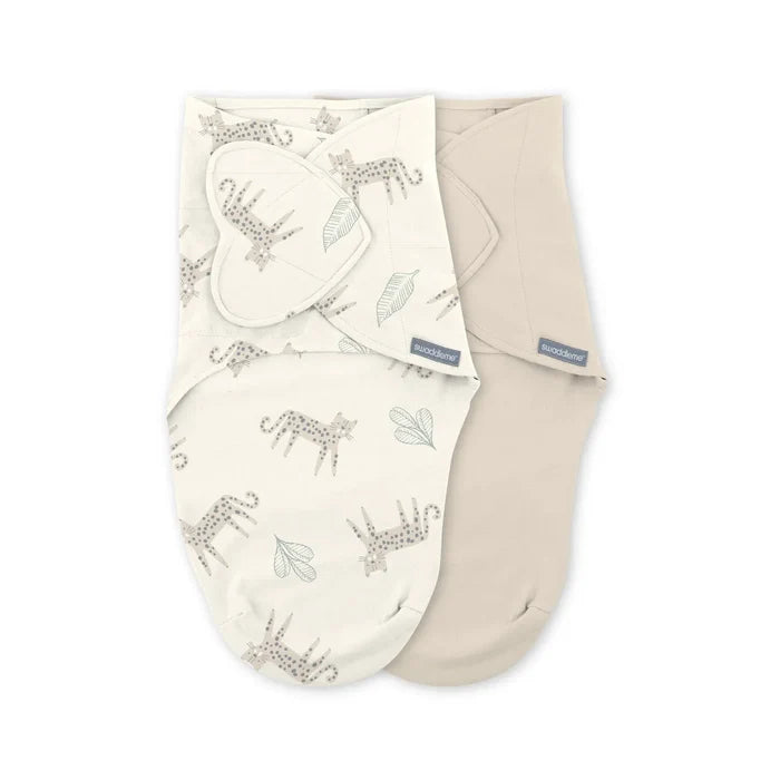 SwaddleMe by Ingenuity Original Heart Swaddle 2-Pack - Born Free (0-3 Months, 1.0 TOG)
