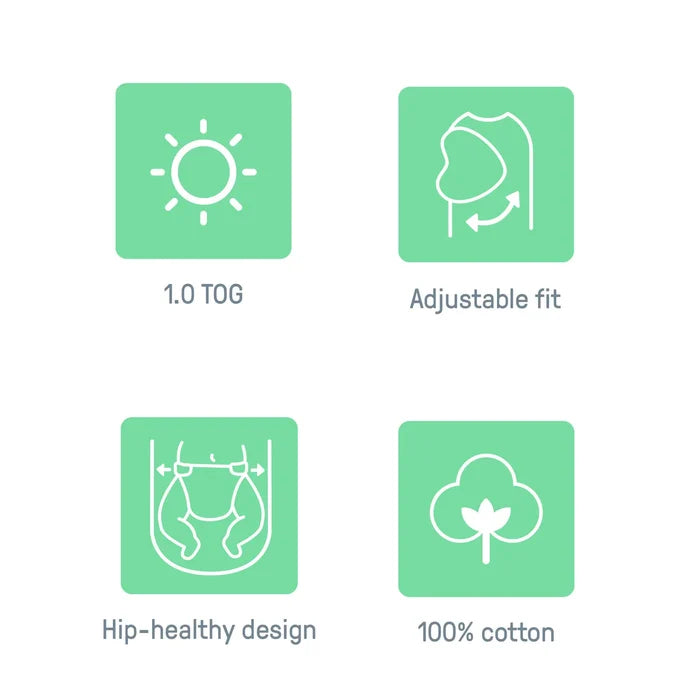SwaddleMe by Ingenuity Original Heart Swaddle 2-Pack - Born Free (0-3 Months, 1.0 TOG)