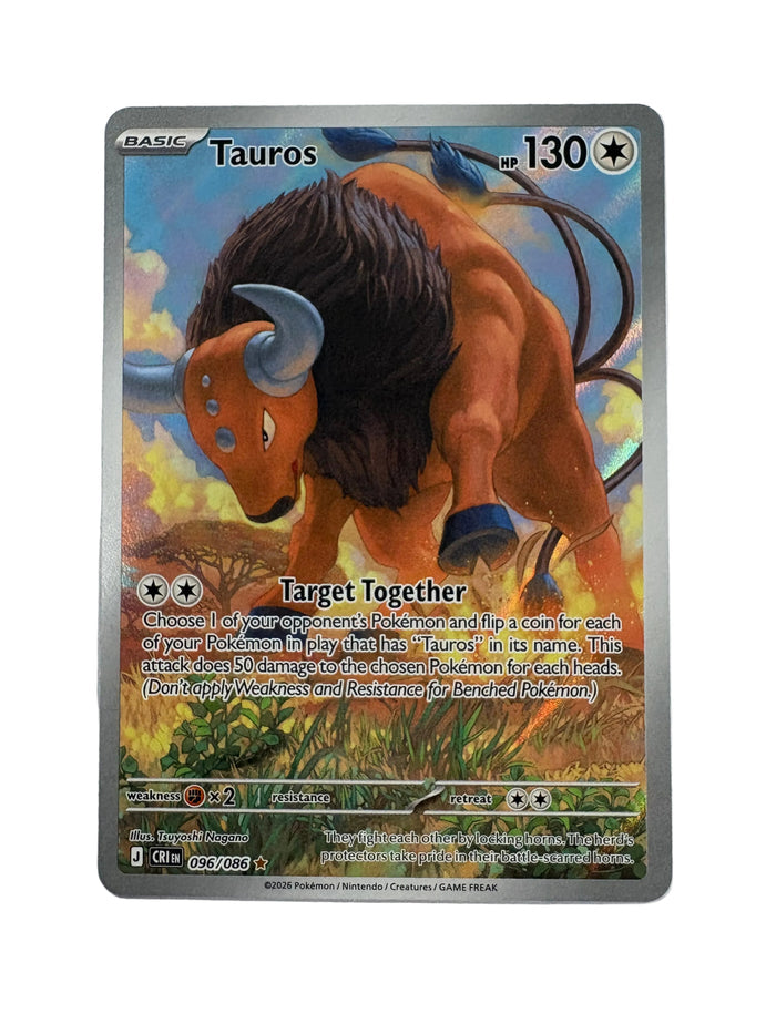 Tauros Chaos Rising Illustration Rare 096/086