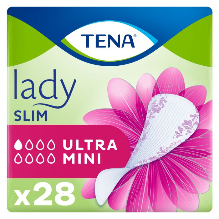 Tena Lady Pads Ultra Mini Liners (28 Pcs)