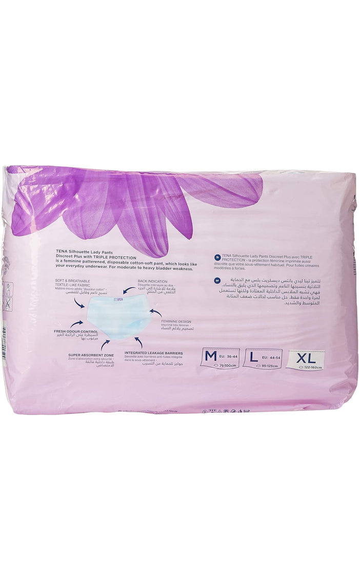 Tena Lady Pants, Disceet Plus - X-Large (14 Pcs)