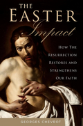 Book cover of 'The Easter Impact' with a religious illustration on a dark background