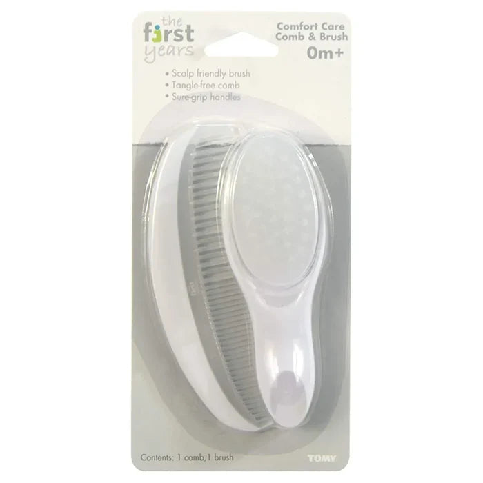 The First Years Arc Comfort Care Comb & Brush  (0 Months +)