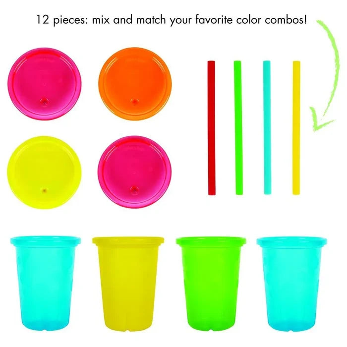 The First Years Take & Toss Straw Cups - Pack of 4 (10oz)