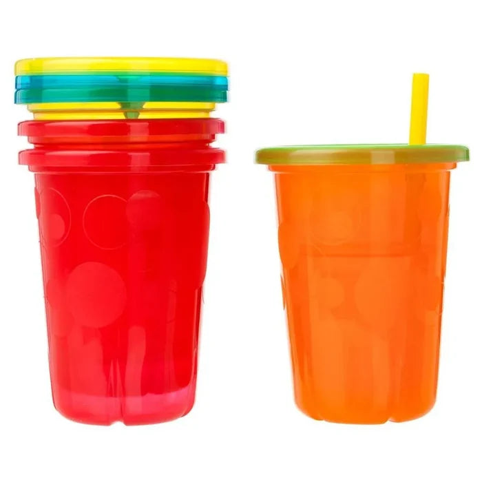 The First Years Take & Toss Straw Cups - Pack of 4 (10oz)