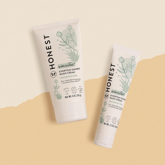 The Honest Company Hypoallergenic Diaper Rash Cream, 2.5oz