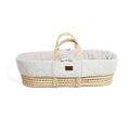 The Little Green Sheep Moses Basket & Mattress (Dove Rice)
