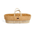 The Little Green Sheep Moses Basket & Mattress (Honey Rice)