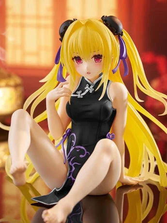 To Love-Ru Darkness Desktop Cute Figure - Golden Darkness (Chinese Dress Ver.) Renewal