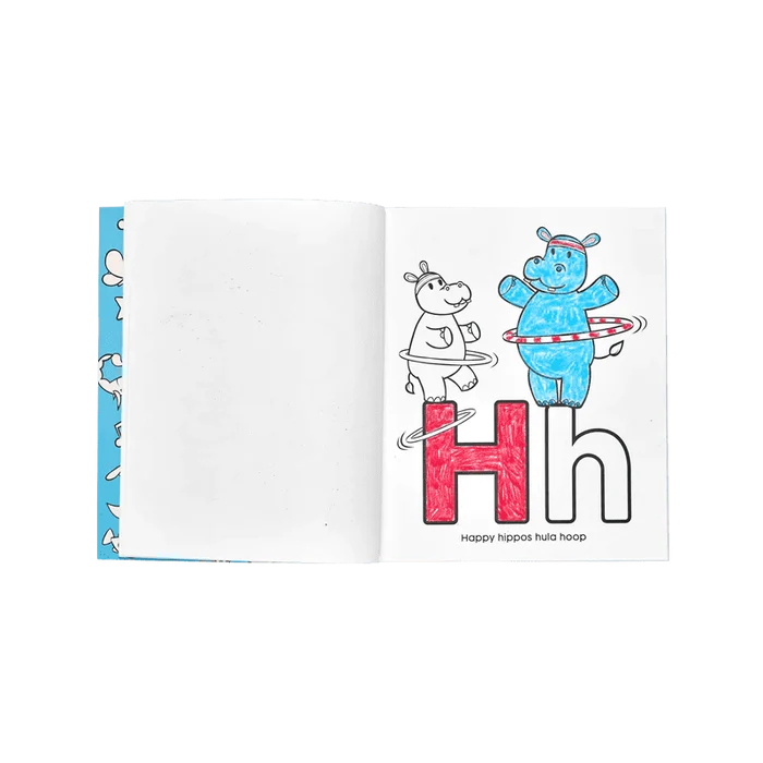 Toddler Color-In' Book - ABC Amazing Animals.