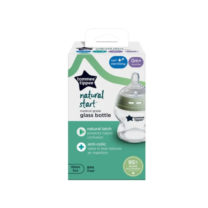 Tommee Tippee Closer to Nature Glass Bottle, 150ml