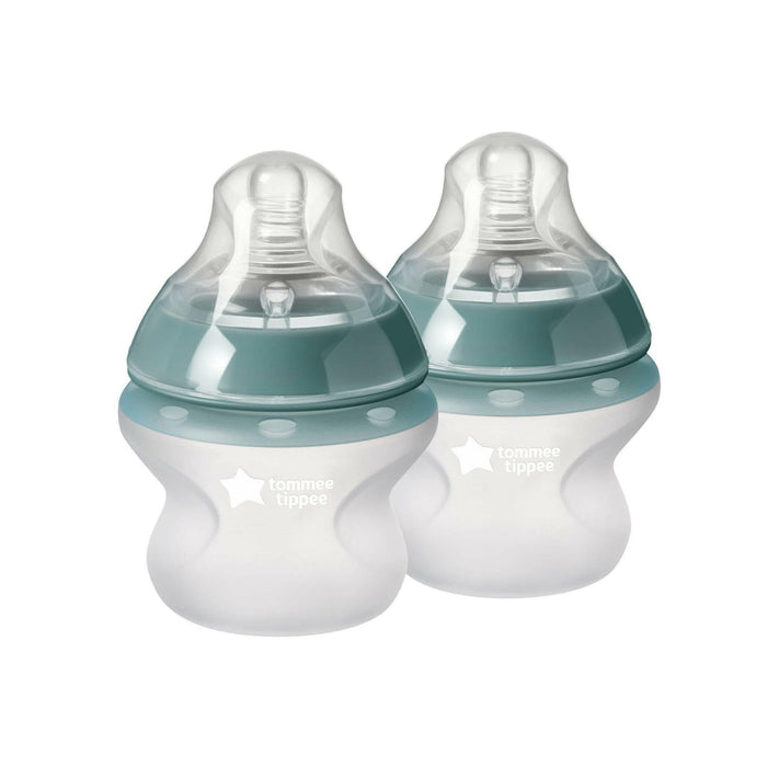 Tommee Tippee Closer to Nature Silicone Baby Bottle 5oz, Pack of 2.