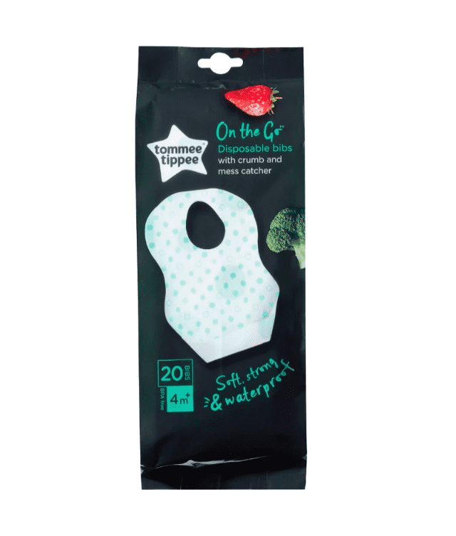 Tommee Tippee Crumb and Mess Catcher Disposable Bibs 20pcs.