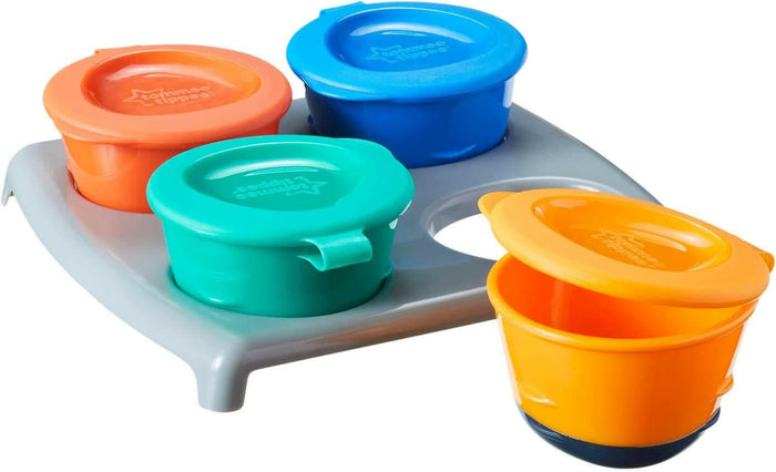 Tommee Tippee Pop Ups Freezer Pots & Tray.