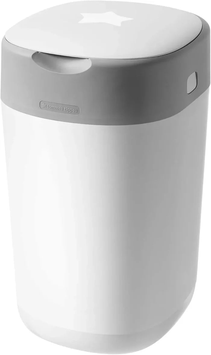 Tommee Tippee Twist and Click Advanced Nappy Disposal Sangenic With 6pcs Refill - White