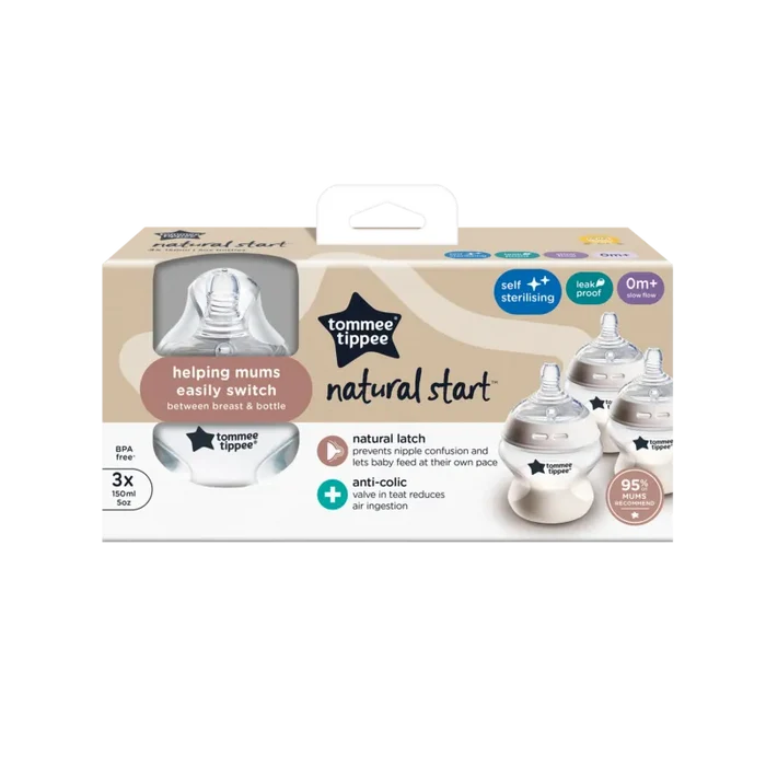 Tommie Tippee Natural Start (3 x 150 ML) - Pack of 3