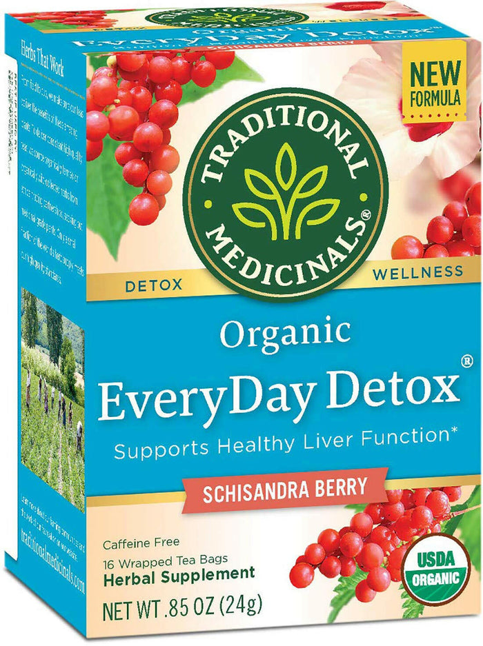 Traditional Medicinals Organic EveryDay Detox Schisandra Berry Herbal Tea