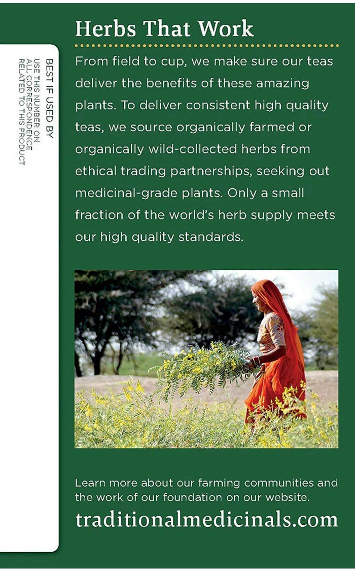 Traditional Medicinals Organic Hibiscus Herbal Tea, Supports Heart Health.
