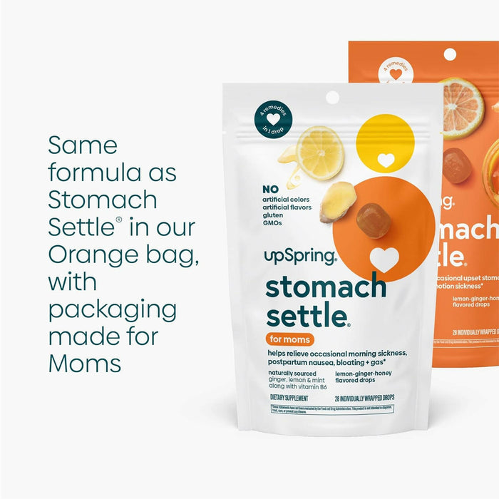 UpSpring Stomach Settle for Moms Drops for Occasional Morning Sickness, 28 Drops