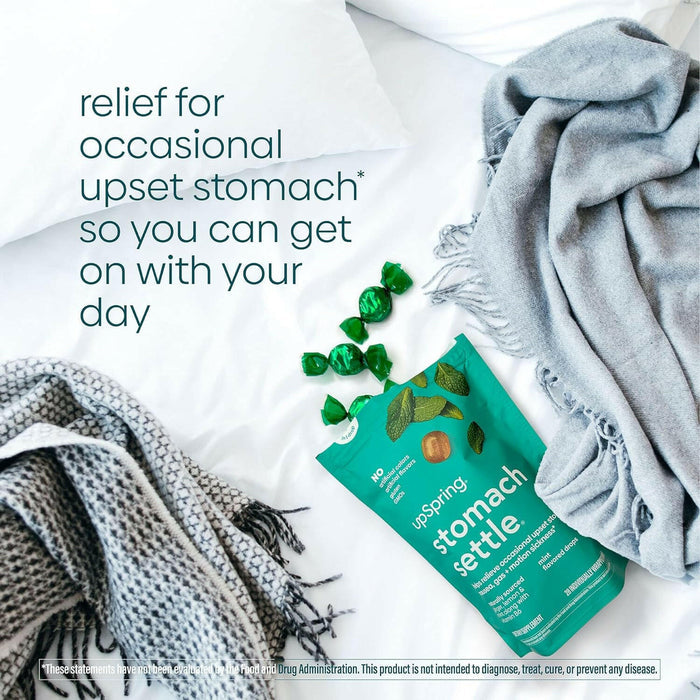UpSpring Stomach Settle Mint Flavor for Nausea Relief - 28 Drops