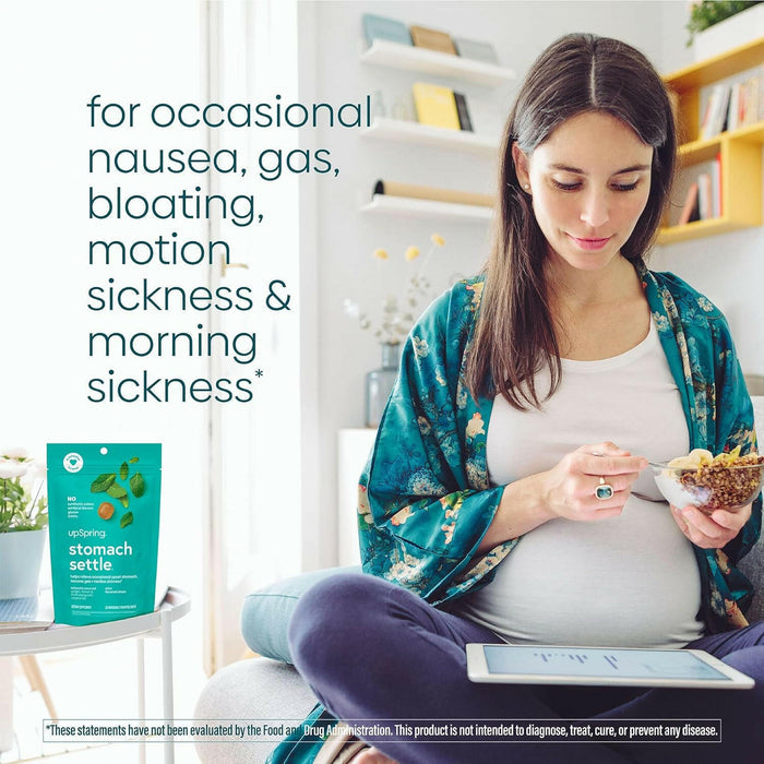 UpSpring Stomach Settle Mint Flavor for Nausea Relief - 28 Drops