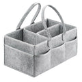 Baby Diaper Caddy - Nursery Storage Bin and Car Organizer.