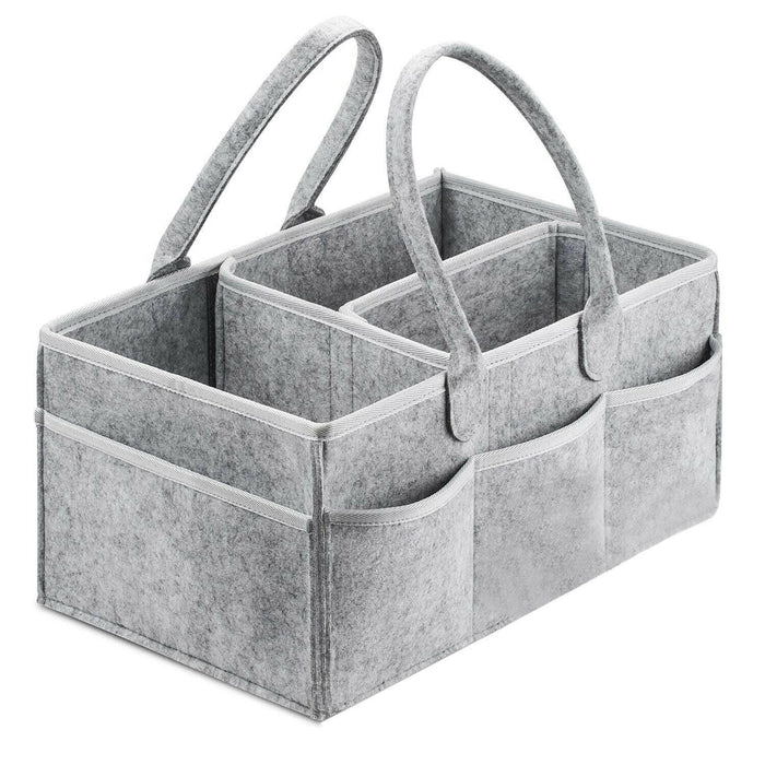 Baby Diaper Caddy - Nursery Storage Bin and Car Organizer.