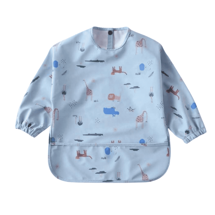 Coverall Baby Feeding Bib, Easy to Clean.
