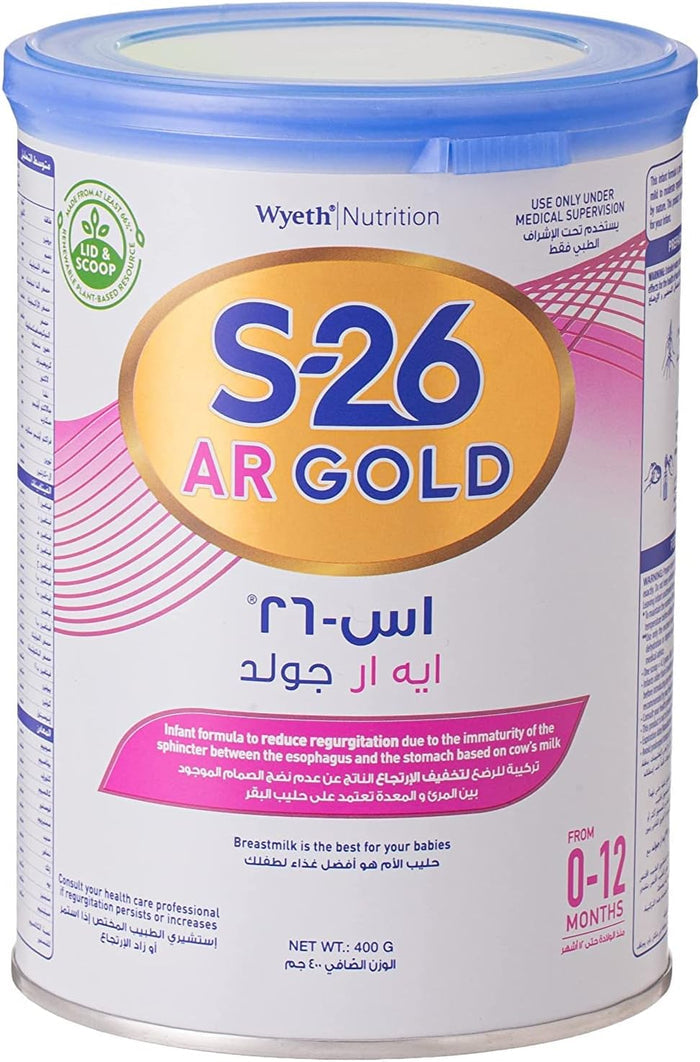Wyeth Nutrition S26 AR GOLD, Premium Starter, 0-12 Months, 400g