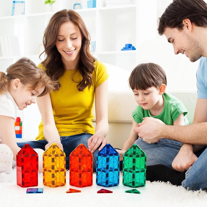 Xinbida Magnetic Building Tiles Blocks (66 Pcs)