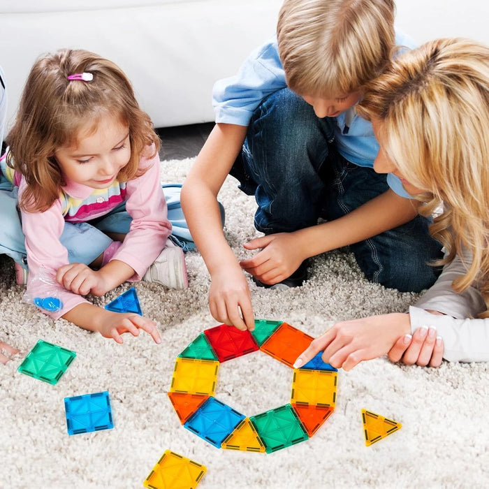 Xinbida Magnetic Building Tiles Blocks (66 Pcs)