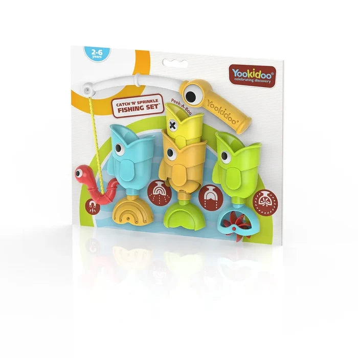 Yookidoo Bath Toy Catch N Sprinkle Fishing Set